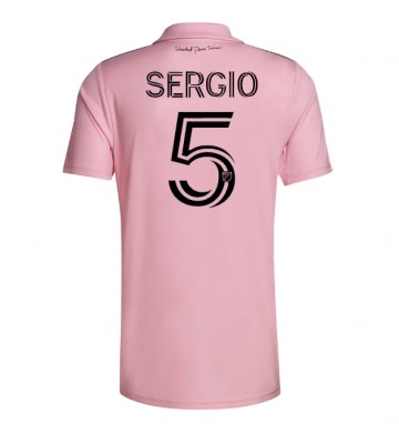 Inter Miami Sergio Busquets #5 Hjemmebanetrøje 2023-24 Kort ærmer